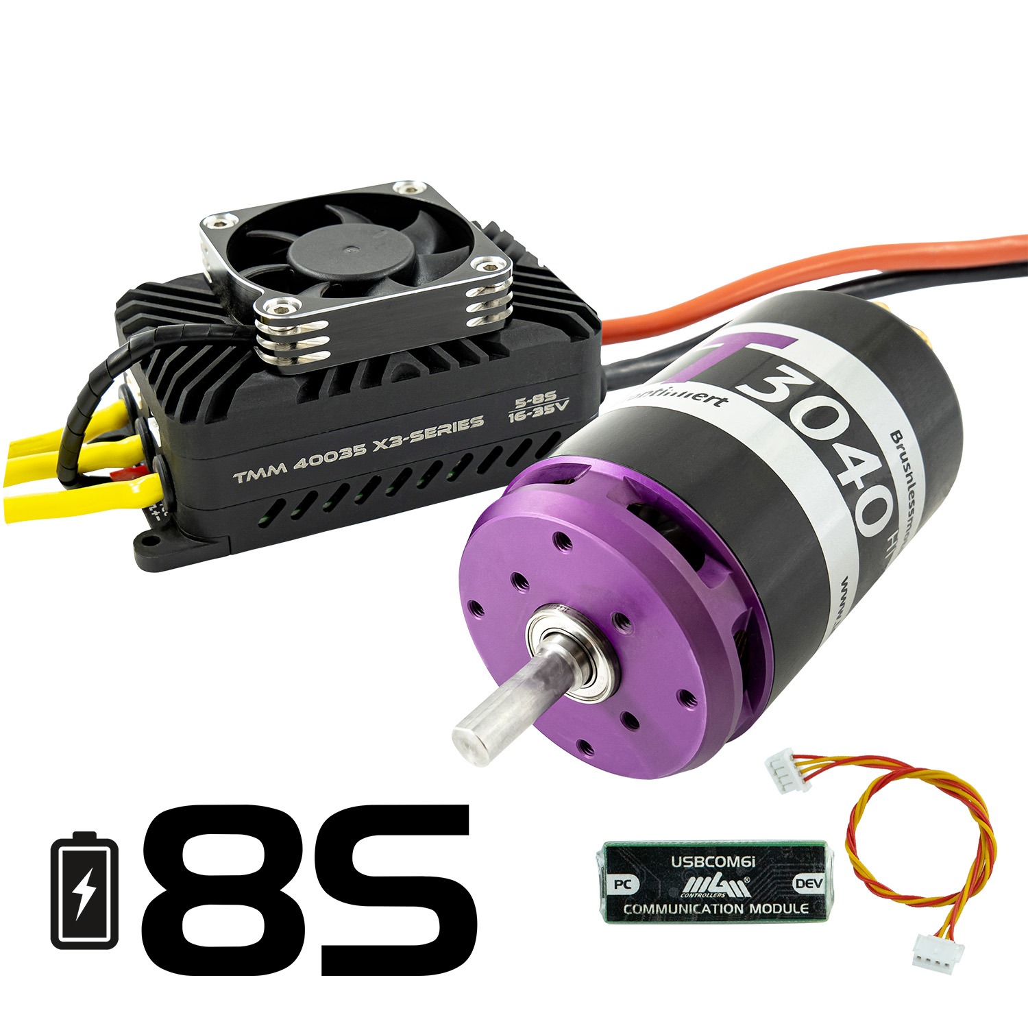 8S fast & powerful ESC+MOTOR combo